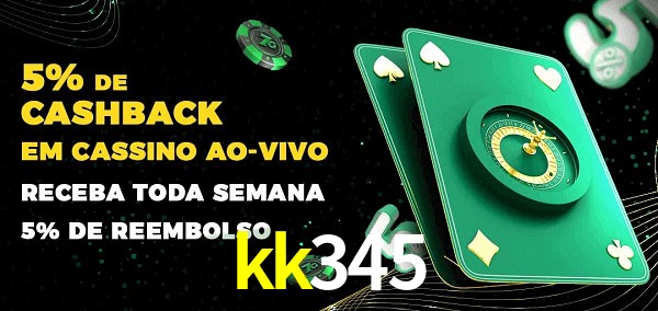 Promoções do cassino ao Vivo kk345
